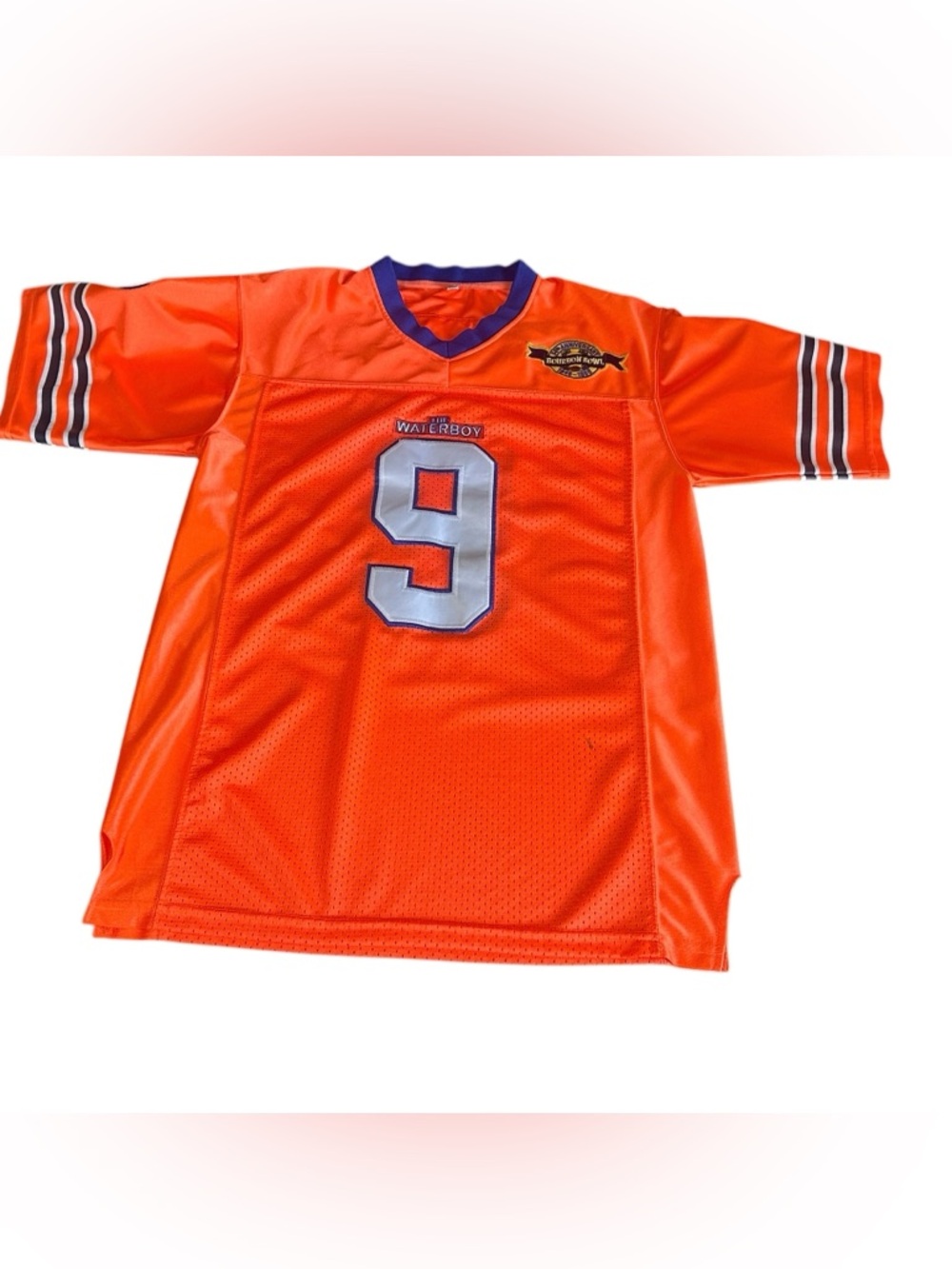 The Waterboy Bobby Boucher #9 Mud Dogs Football Jersey S Bourbon Bowl Sandler